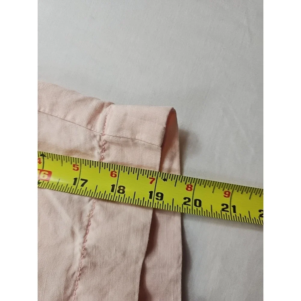 Faherty Shorts Mens 36 Pink Linen Malibu Beach‎ Stretch Breathable Outdoors